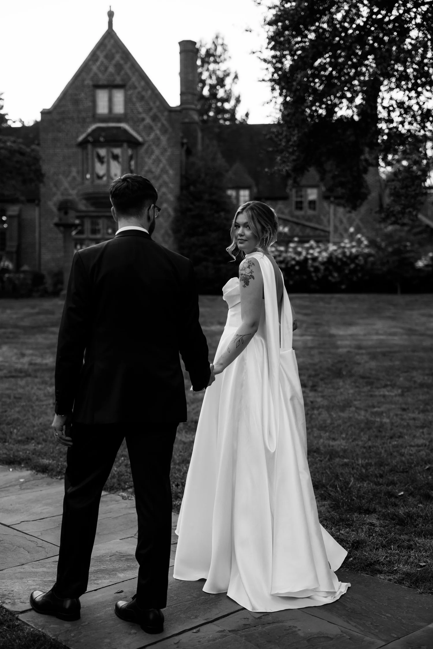 Wedding photograph made at Aldie Mansion, Doylestown, PA by MAE + CO.