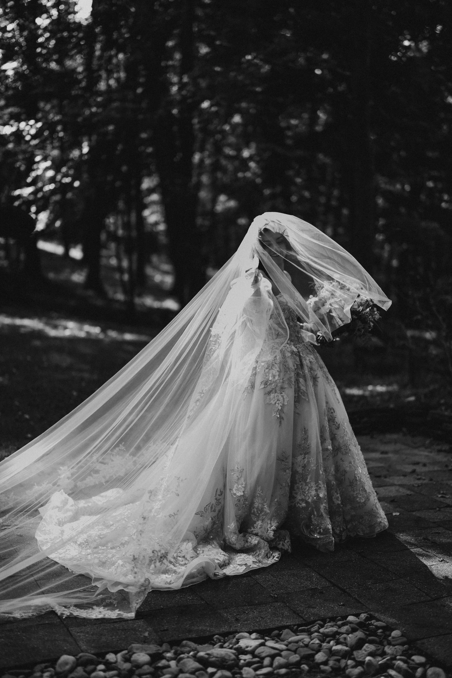 Wedding photograph made at Stroudsmoor, Stroudsburg, PA by MAE + CO.